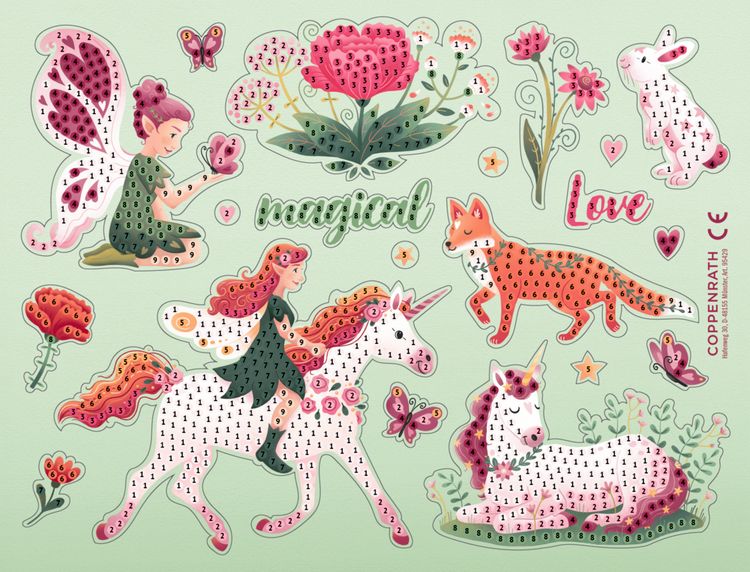 Produktbild: Diamond Painting Sticker (100% selbst gemacht)