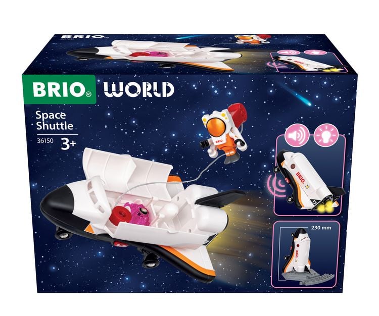Produktbild: BRIO World 36150 Space Shuttle - gro&szlig;es BRIO World Space Shuttle - zauberhaftes Geschenk f&uuml;r Kinder ab 3 Jahren