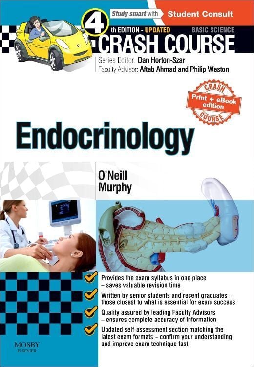 Produktbild: O'Neill, R: Crash Course Endocrinology: Updated Print + E-bo