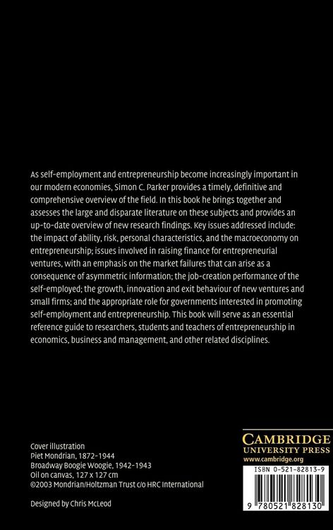 Produktbild: The Economics of Self-Employment and Entrepreneurship