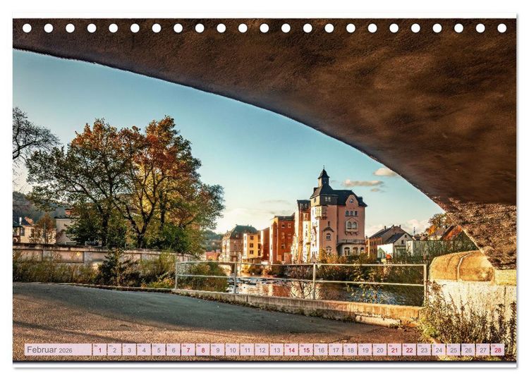 Produktbild: Aue - Bad Schlema Erzgebirge (Tischkalender 2026 DIN A5 quer), CALVENDO Monatskalender