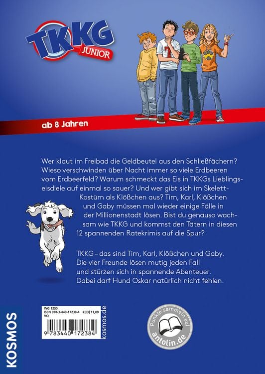 Produktbild: TKKG Junior, Kein Hitzefrei f&uuml;r Detektive - 12 spannende Ratekrimis