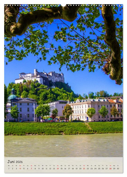 Produktbild: Kulturstadt Salzburg (hochwertiger Premium Wandkalender 2026 DIN A2 hoch), Kunstdruck in Hochglanz