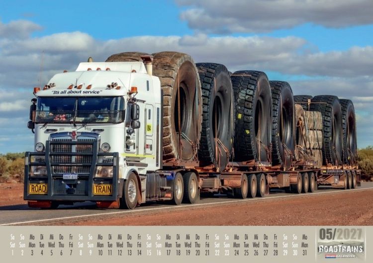Produktbild: Roadtrains Kalender 2027