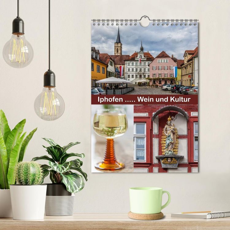 Produktbild: Iphofen - Wein und Kultur (Wandkalender 2026 DIN A4 hoch), CALVENDO Monatskalender