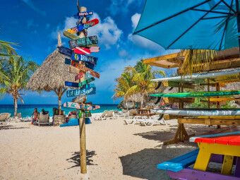 Produktbild: CALVENDO Puzzle Cura&ccedil;ao - bunte Insel in der Karibik | 1000 Teile Lege-Gr&ouml;&szlig;e 64x48cm Foto-Puzzle f&uuml;r gl&uuml;ckliche Stunden