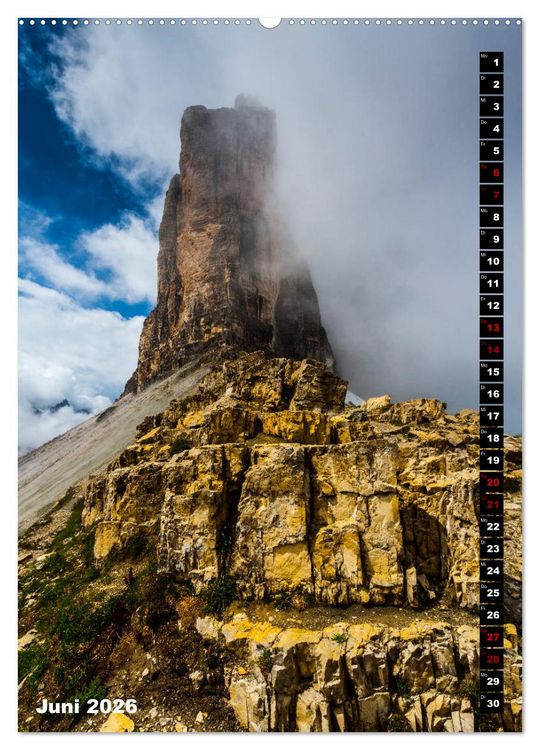 Produktbild: Dolomiten. Italien (Wandkalender 2026 DIN A2 hoch), CALVENDO Monatskalender