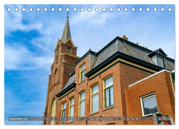 Produktbild: Ein Blick auf Egmond (Tischkalender 2026 DIN A5 quer), CALVENDO Monatskalender