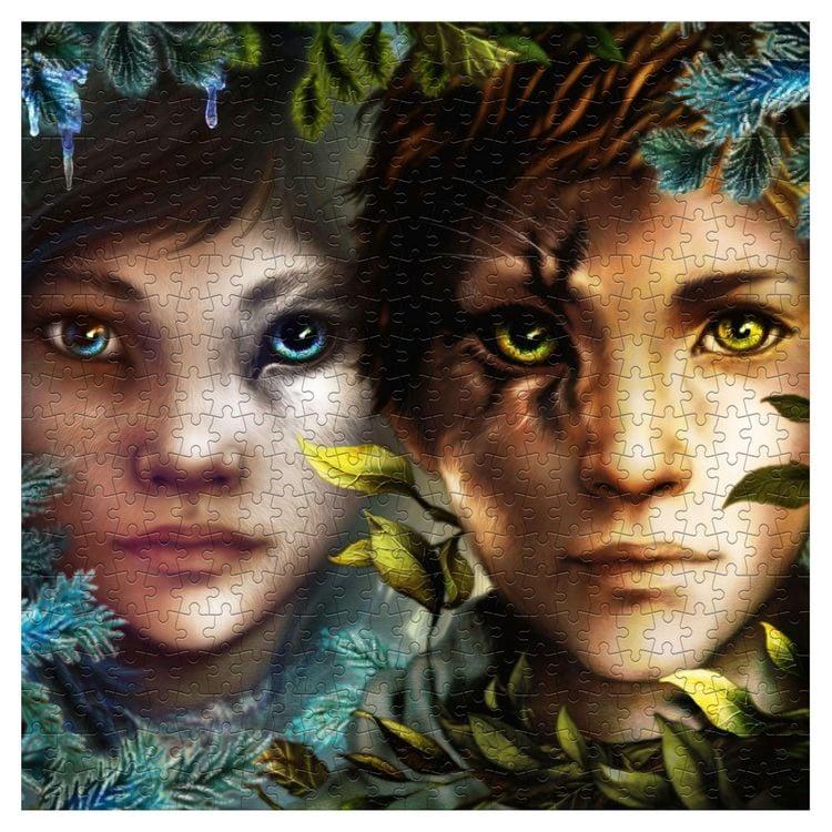 Produktbild: Woodwalkers - Puzzle - Carag & Tikaani