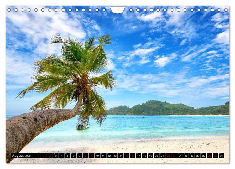 Produktbild: Seychellen Inselblicke (Wandkalender 2026 DIN A4 quer), CALVENDO Monatskalender