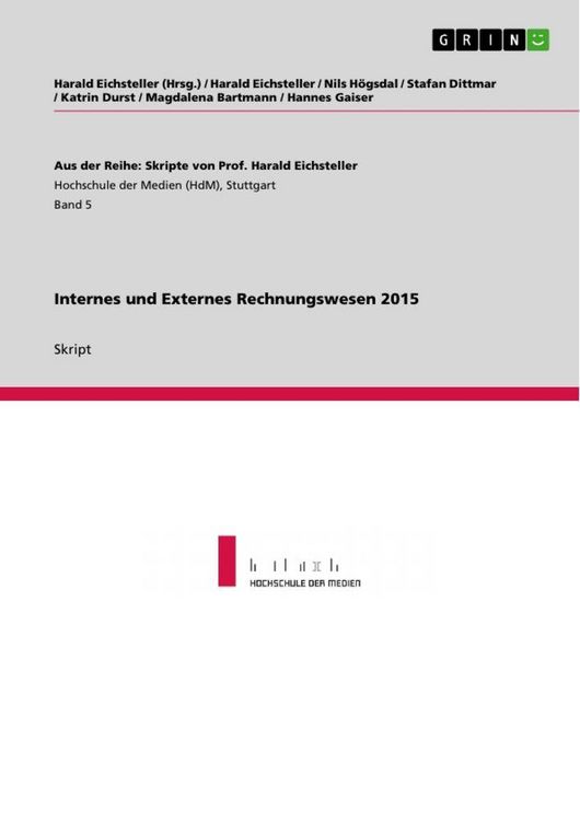 Produktbild: Internes und Externes Rechnungswesen 2015