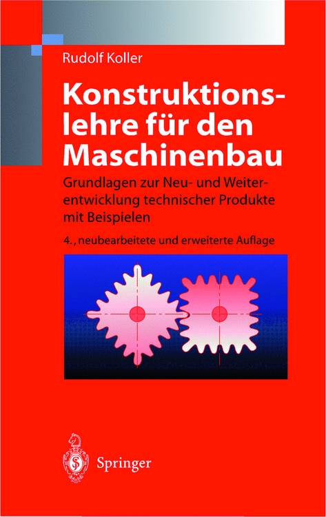 Produktbild: Konstruktionslehre f&uuml;r den Maschinenbau