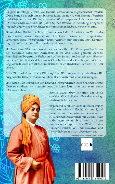 Produktbild: Swami Vivekananda - Zitate eines Yogi