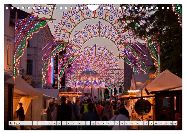 Produktbild: Das Ruhrgebiet bei Nacht (Wandkalender 2026 DIN A4 quer), CALVENDO Monatskalender