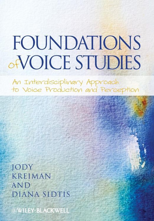 Produktbild: Foundations of Voice Studies