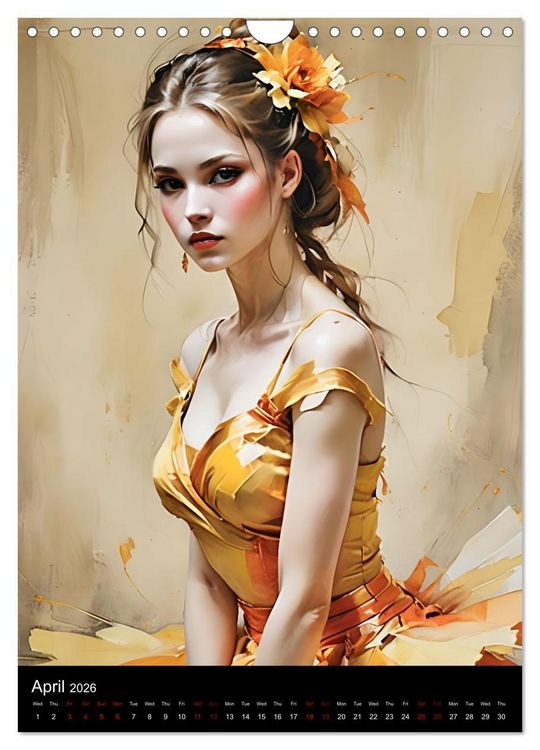Produktbild: Dancing Elegance (Wall Calendar 2026 DIN A4 portrait), CALVENDO 12 Month Wall Calendar