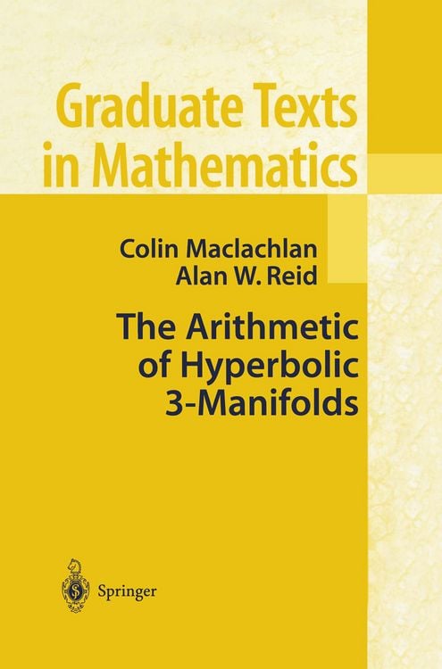 Produktbild: The Arithmetic of Hyperbolic 3-Manifolds