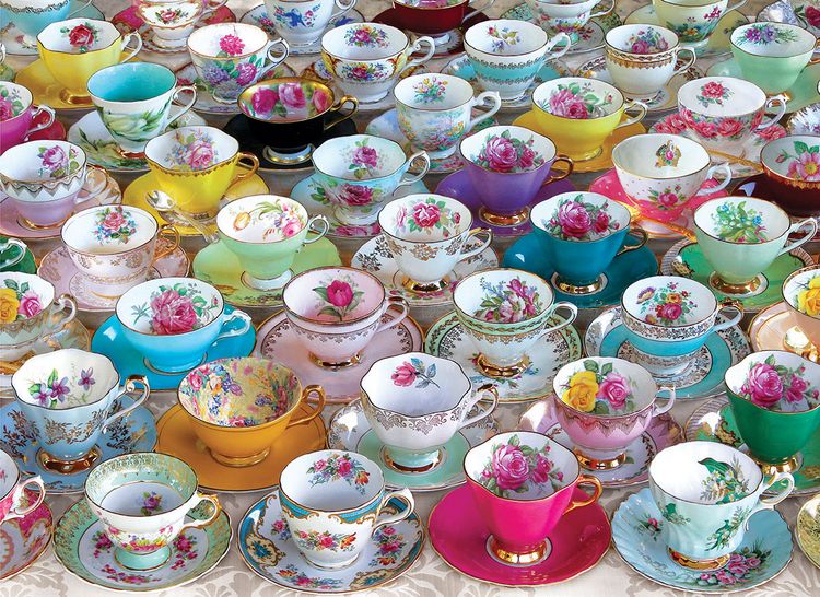 Produktbild: Puzzle in Dosen 1000 Teile - Tea Cup Party