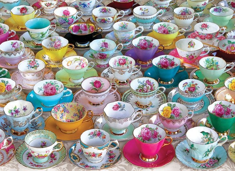 Produktbild: TEACUP COLL 1000PC PUZZLE