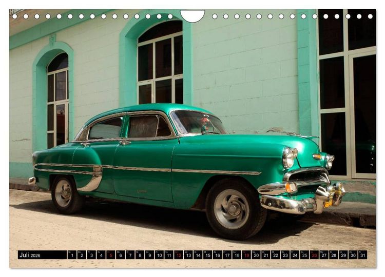 Produktbild: Classic Cars of Cuba (Wandkalender 2026 DIN A4 quer), CALVENDO Monatskalender