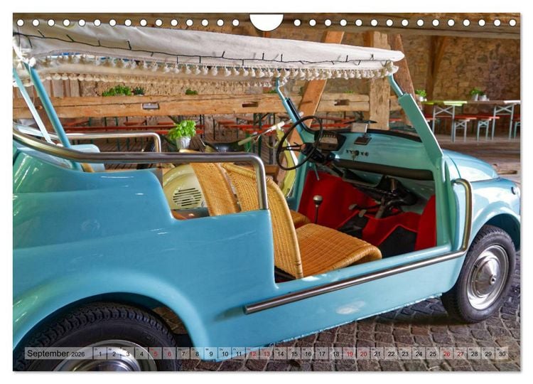 Produktbild: Cinquecento Der kleine Italiener - 60 Jahre zeitloses Kultobjekt (Wandkalender 2026 DIN A4 quer), CALVENDO Monatskalender