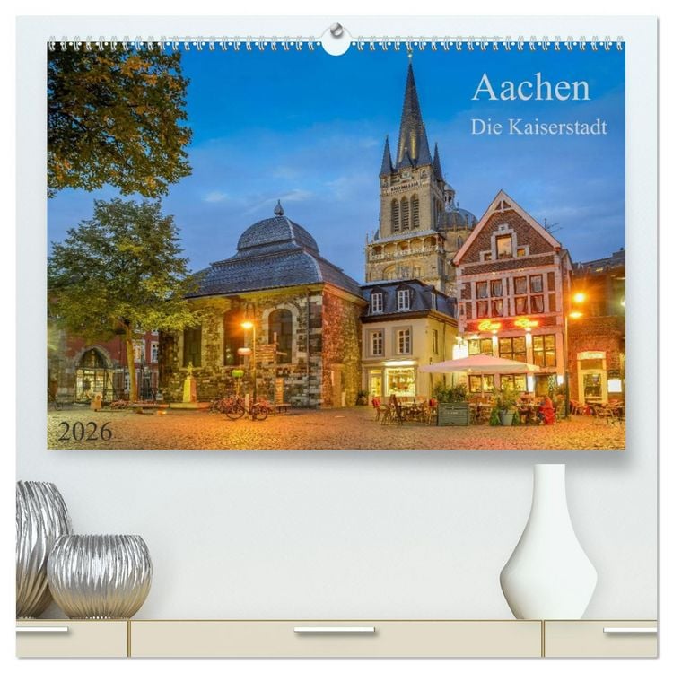 Produktbild: Aachen Die Kaiserstadt (hochwertiger Premium Wandkalender 2026 DIN A2 quer), Kunstdruck in Hochglanz