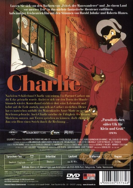 Produktbild: Charlie - Alle Hunde kommen in den Himmel