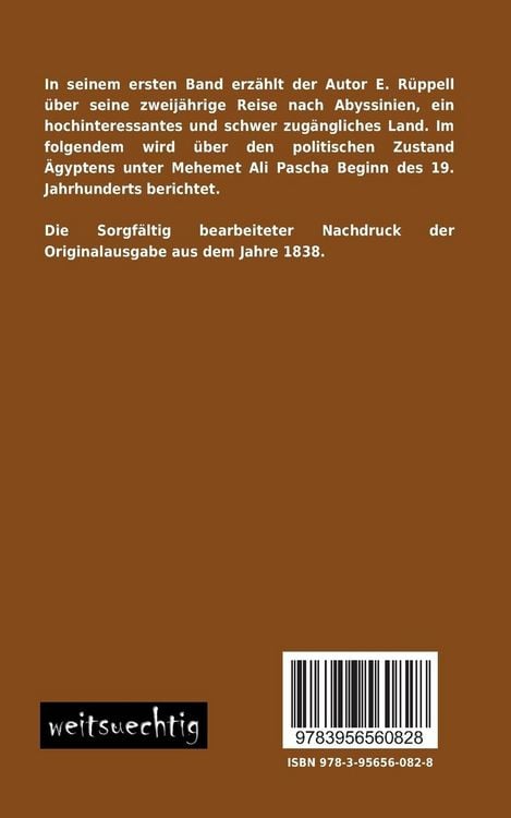 Produktbild: Reise in Abyssinien