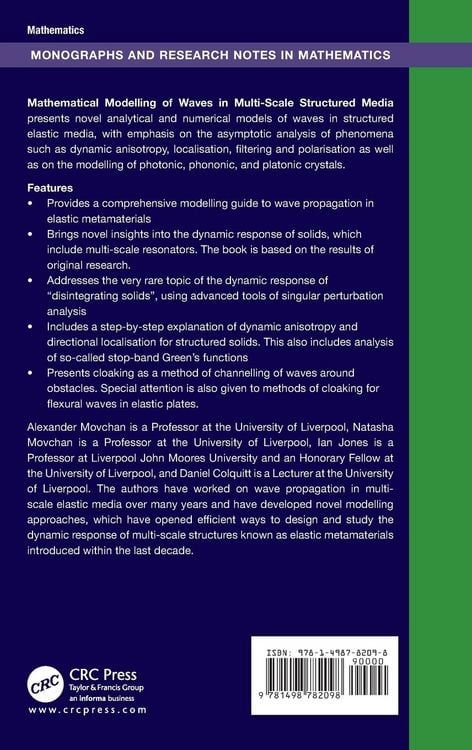 Produktbild: Mathematical Modelling of Waves in Multi-Scale Structured Media