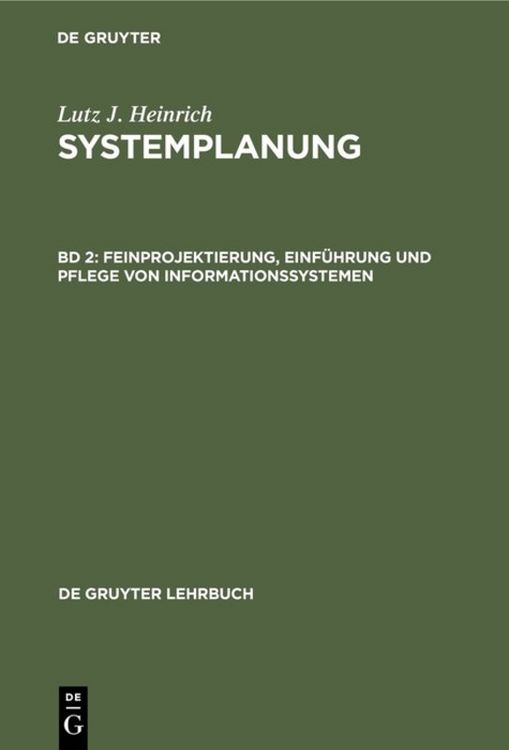 Produktbild: Feinprojektierung, Einf&uuml;hrung und Pflege von Informationssystemen