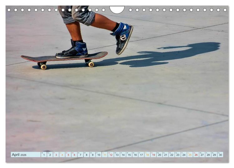 Produktbild: Skateboarding - nichts f&uuml;r Weicheier (Wandkalender 2026 DIN A4 quer), CALVENDO Monatskalender