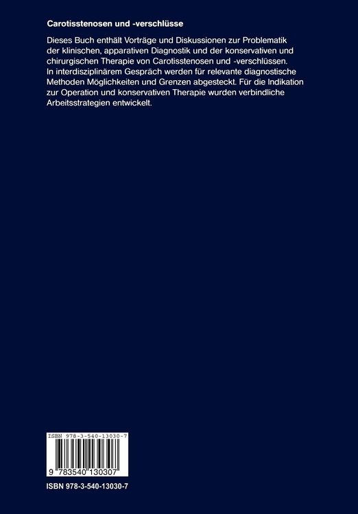 Produktbild: Carotisstenosen und -verschl&uuml;sse