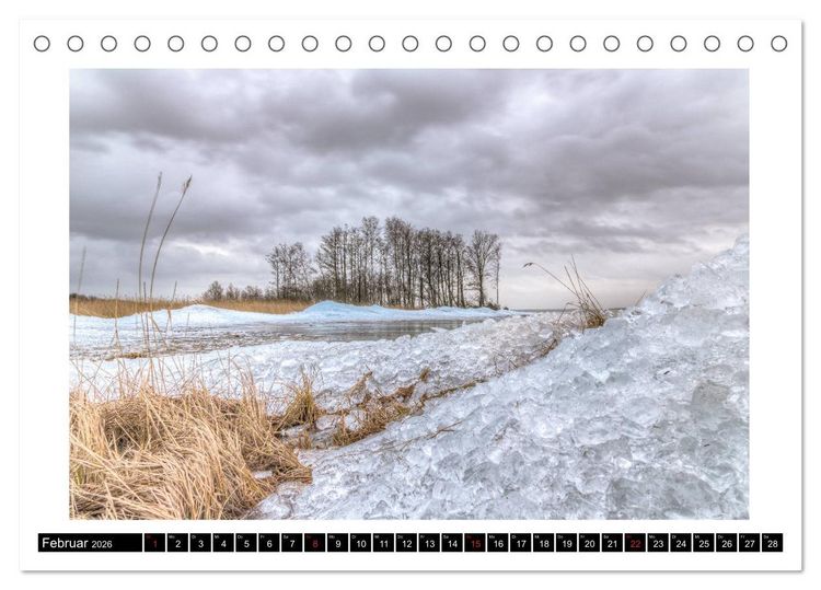 Produktbild: Die M&uuml;ritz - Naturparadies der Mecklenburgischen Seenplatte (Tischkalender 2026 DIN A5 quer), CALVENDO Monatskalender