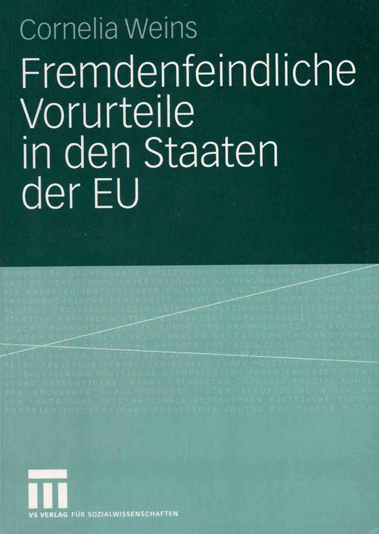 Produktbild: Fremdenfeindliche Vorurteile in den Staaten der EU