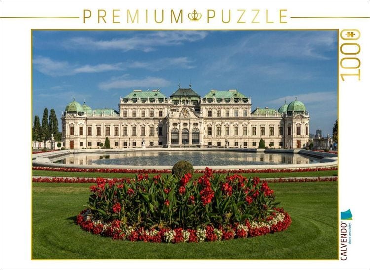 Produktbild: CALVENDO Puzzle Schloss Belvedere | 1000 Teile Lege-Gr&ouml;&szlig;e 64x48cm Foto-Puzzle f&uuml;r gl&uuml;ckliche Stunden