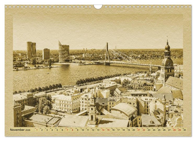 Produktbild: Das Baltikum - Ein Kalender im Zeitungsstil (Wandkalender 2026 DIN A3 quer), CALVENDO Monatskalender
