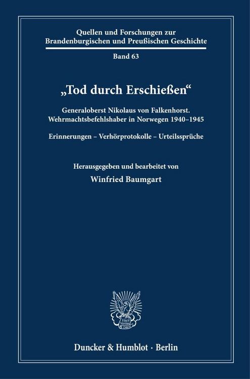 Produktbild: Tod durch Erschie&szlig;en