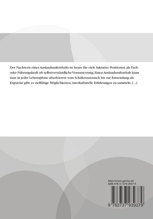 Produktbild: Auslandsaufenthalt