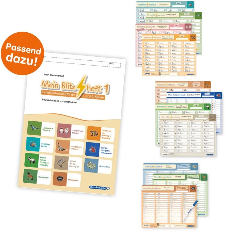 Produktbild: Mein Blitzheft 1 - Blitzw&ouml;rter lesen und abschreiben