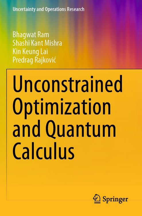 Produktbild: Unconstrained Optimization and Quantum Calculus