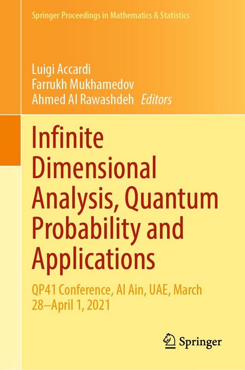 Produktbild: Infinite Dimensional Analysis, Quantum Probability and Applications