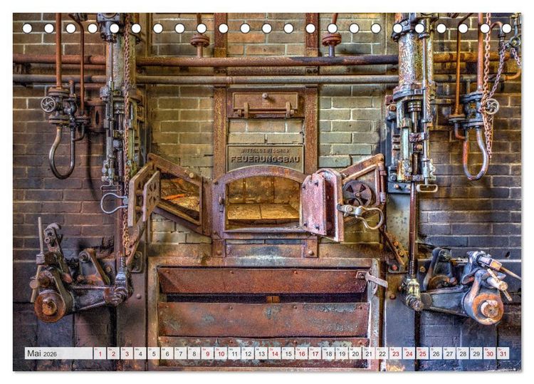 Produktbild: Vergessene Technik - abgeschaltet und stillgelegt (Tischkalender 2026 DIN A5 quer), CALVENDO Monatskalender
