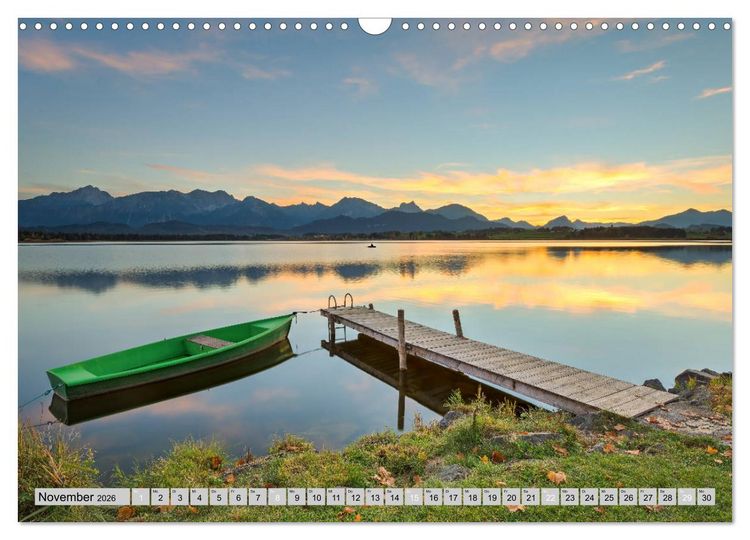 Produktbild: Wundersch&ouml;nes Bayern (Wandkalender 2026 DIN A3 quer), CALVENDO Monatskalender