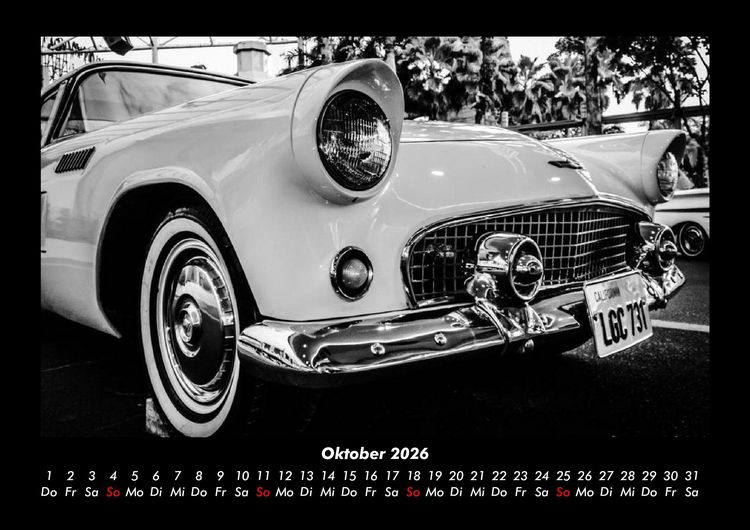 Produktbild: Welt der Oldtimer 2026 Fotokalender DIN A3