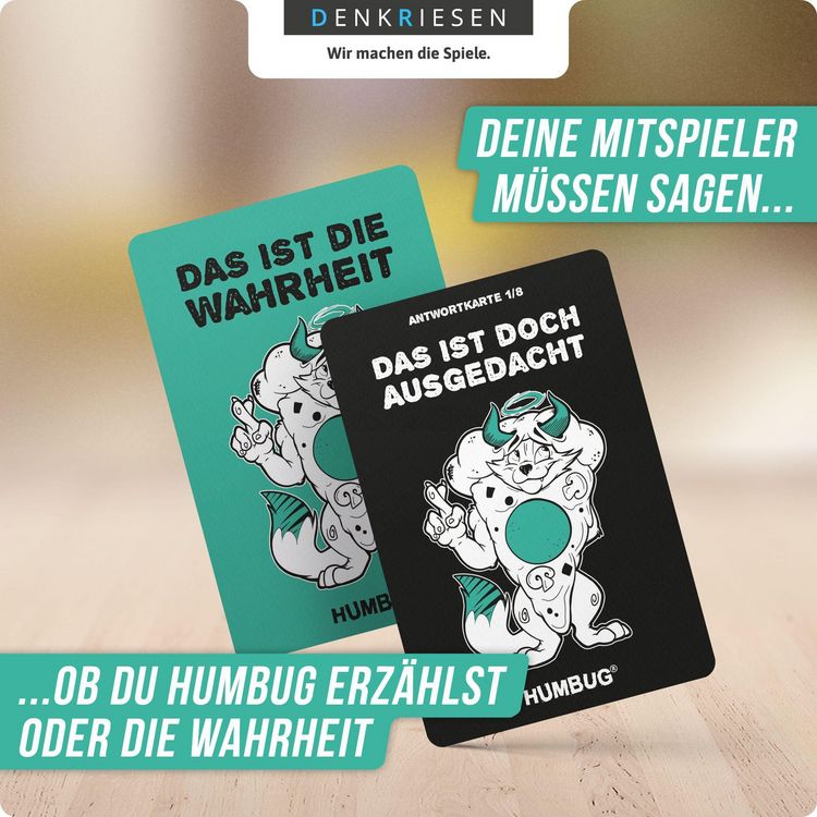 Produktbild: DENKRIESEN - HUMBUG&reg; Original Edition Nr. 2 - Das zweifelhafte Kartenspiel