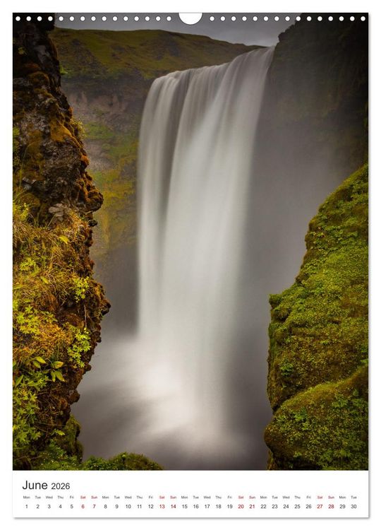 Produktbild: Magic of Iceland - nature photography (Wall Calendar 2026 DIN A3 portrait), CALVENDO 12 Month Wall Calendar