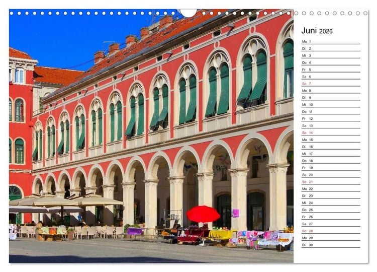 Produktbild: Split - Metropole Dalmatiens (Wandkalender 2026 DIN A3 quer), CALVENDO Monatskalender