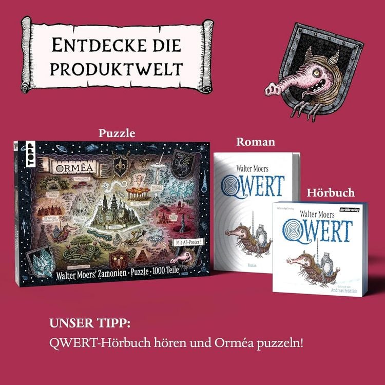 Produktbild: Orm&eacute;a - das offizielle Puzzle aus der Zamonien-Welt von Walter Moers