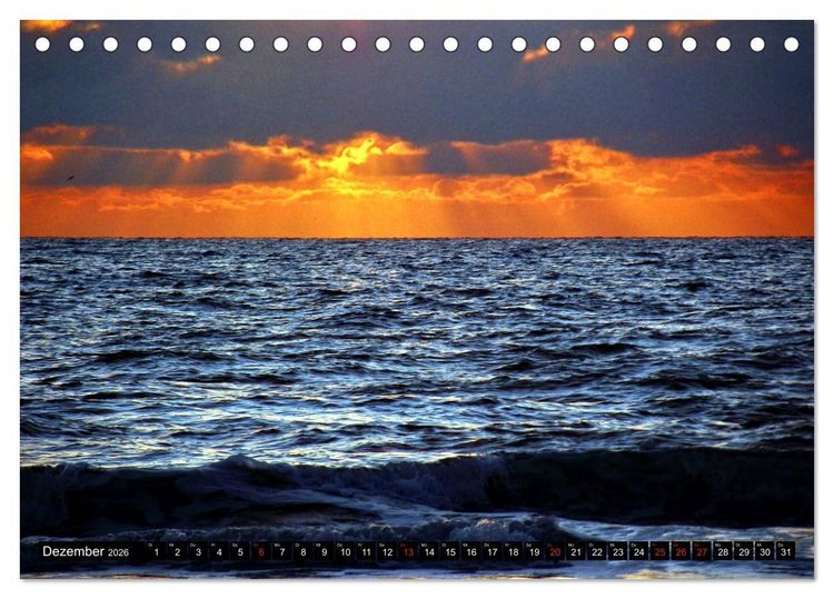 Produktbild: J&uuml;tland in D&auml;nemark - Von Henne Strand bis Blavand (Tischkalender 2026 DIN A5 quer), CALVENDO Monatskalender