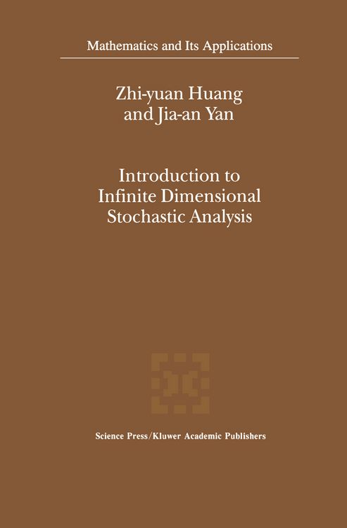 Produktbild: Introduction to Infinite Dimensional Stochastic Analysis